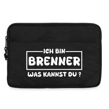 Brenner as a profession - Laptop bag 13" - black - Front