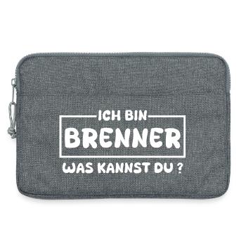 Brenner en tant que profession - Sacoche pour ordinateur portable 13 pouces - gris chiné - Devant