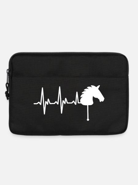 Hobby Horsing - Laptoptasche 13" - Schwarz