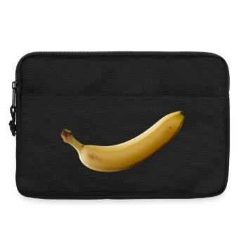 Banana Neon Illustration - Laptop bag 13" - black - Front
