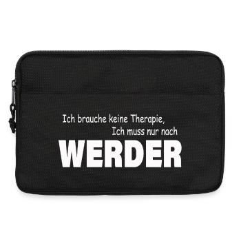 Therapie WERDER - Laptoptasche 13" - Schwarz - Vorne