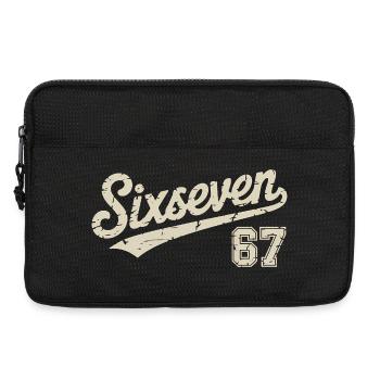 67 - T-shirt Funny Six Seven - Sacoche pour ordinateur portable 13 pouces - noir - Devant
