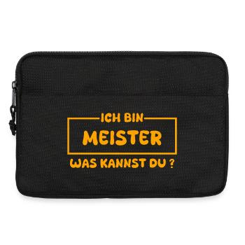 Meister - Laptoptasche 13" - Schwarz - Vorne