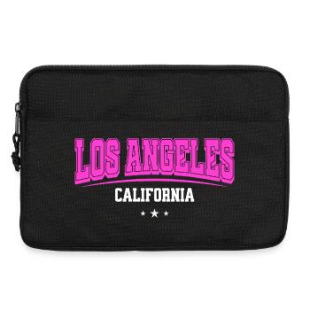 Souvenir de design de Los Angeles Californie - Sacoche pour ordinateur portable 13 pouces - noir - Devant