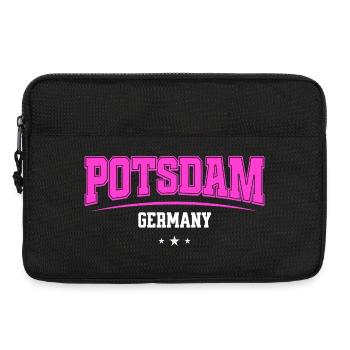 Style universitaire urbain de Potsdam, Allemagne - Sacoche pour ordinateur portable 13 pouces - noir - Devant