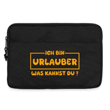 Occupation Holidaymaker - Laptop bag 13" - black - Front
