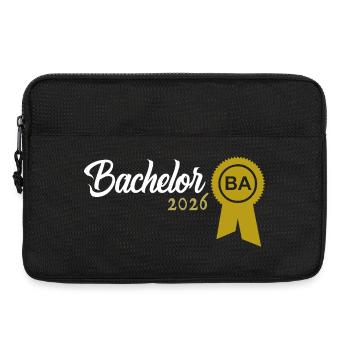 Bachelor 2026 Abschluss Promotion Sponsion - Laptoptasche 13" - Schwarz - Vorne