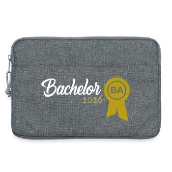 Licence 2026 Remise des diplômes - Sacoche pour ordinateur portable 13 pouces - gris chiné - Devant