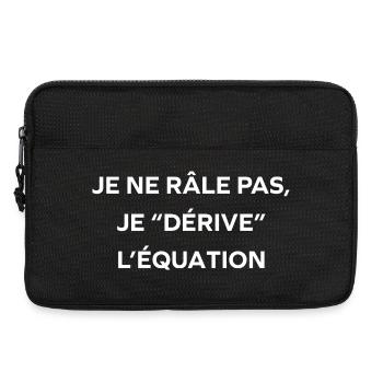 Leitet die Gleichung Tee ab - Laptoptasche 13" - Schwarz - Vorne