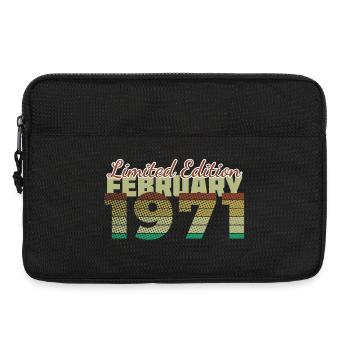 55th Birthday Limited Edition (SCR) 02/1971 - Laptop bag 13" - black - Front
