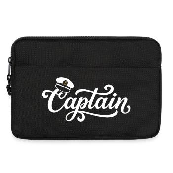 Capitaine Cap Sailing - Sacoche pour ordinateur portable 13 pouces - noir - Devant