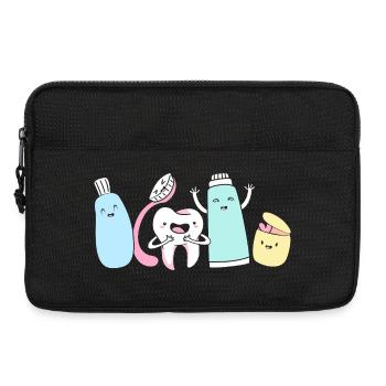 Rezeptionist Zahnarzt - Laptoptasche 13" - Schwarz - Vorne