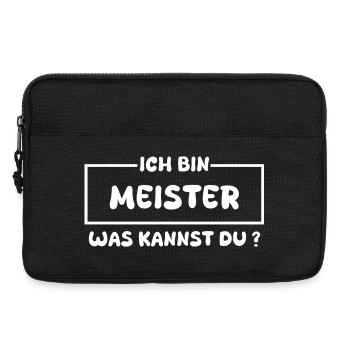 Meister als Beruf - Laptoptasche 13" - Schwarz - Vorne