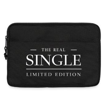 The Real Single Limited Edition – Lustiges Design - Laptoptasche 13" - Schwarz - Vorne