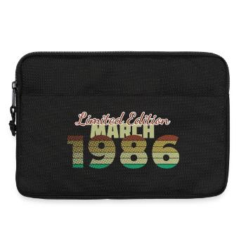 40th Anniversary Limited Edition (SCR) 03/1986 - Laptop bag 13" - black - Front