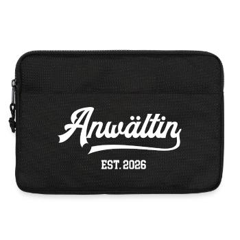 Lawyer since 2026 Lawyer Law degree - Laptop bag 13" - black - Front
