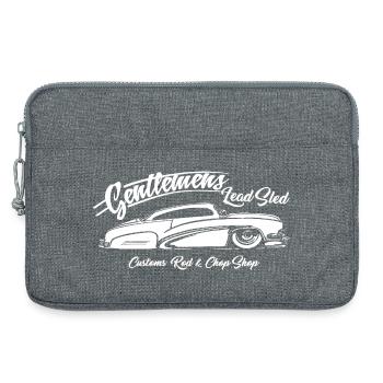 Gentlemen's Lead Shed Hot Rod - Laptoptasche 13" - Grau meliert - Vorne