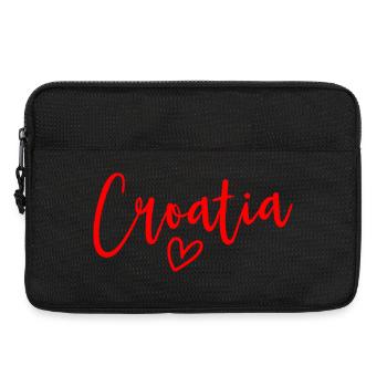 Croatia Heart Women's Love Croatia - Laptop bag 13" - black - Front