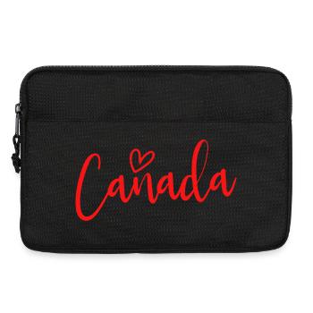 Canada Heart Women's Love Canada - Laptoptasche 13" - Schwarz - Vorne