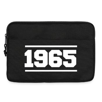 1965 Cadeau rétro 1965 - Sacoche pour ordinateur portable 13 pouces - noir - Devant
