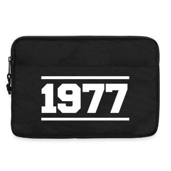 1977 Cadeau rétro 1977 original 1977 - Sacoche pour ordinateur portable 13 pouces - noir - Devant