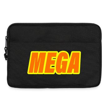 méga - Sacoche pour ordinateur portable 13 pouces - noir - Devant