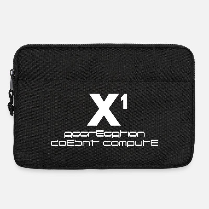X hoch eins – aggregation doesn't compute - Laptoptasche 13" - Schwarz