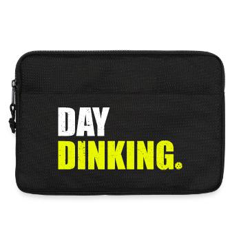 Day dinking lustiges Pickleball Spieler - Laptoptasche 13" - Schwarz - Vorne