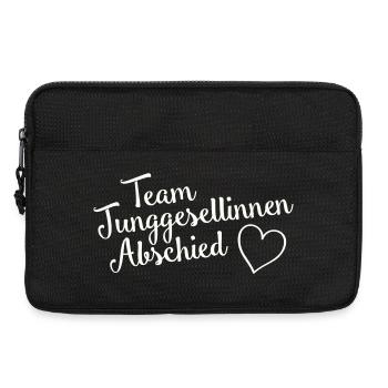 Team Junggesellinnenabschied Herz - Laptoptasche 13" - Schwarz - Vorne
