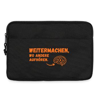 Keep Up Saying Brain Icon - Laptop bag 13" - black - Front