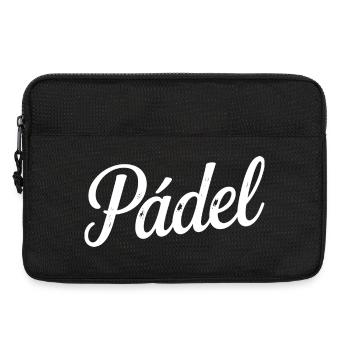 Padel amusant, je ne peux pas, j'ai du padel, Padelist - Sacoche pour ordinateur portable 13 pouces - noir - Devant