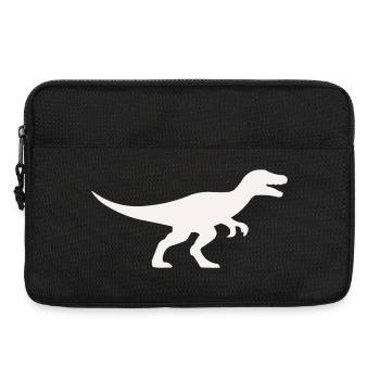 Raptor T Rex Silhouette - Laptop bag 13" - black - Front