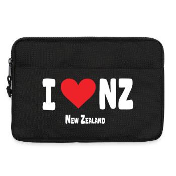 J’adore la Nouvelle-Zélande - Sacoche pour ordinateur portable 13 pouces - noir - Devant