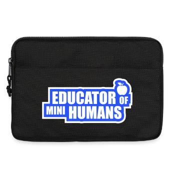 Educator Of Little Humans Lehrer Lustig Kinder - Laptoptasche 13" - Schwarz - Vorne