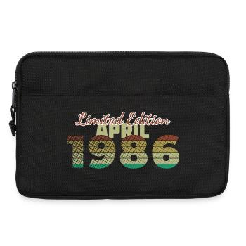 40th Birthday Limited Edition (SCR) 04/1986 - Laptop bag 13" - black - Front