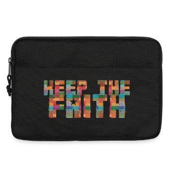 Keep the Faith - Laptoptasche 13" - Schwarz - Vorne