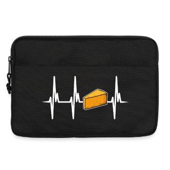 Ich liebe italienischen Käse - Laptoptasche 13" - Schwarz - Vorne