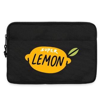 Super Lemon Shirt Cute Fruit Design Summer - Laptop bag 13" - black - Front