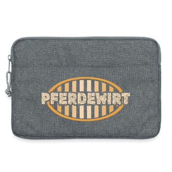 Gardien de chevaux - Sacoche pour ordinateur portable 13 pouces - gris chiné - Devant