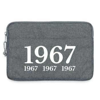 1967 - Laptoptasche 13" - Grau meliert - Vorne