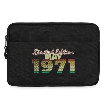 55. Geburtstag Limited Edition (SCR) 05/1971 - Laptoptasche 13" - Schwarz - Vorne