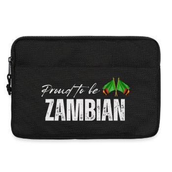 Sambier stolz, ich liebe Sambia - Laptoptasche 13" - Schwarz - Vorne