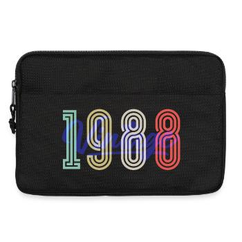 Vintage 1988 - Laptop bag 13" - black - Front