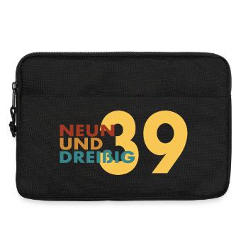 39. Geburtstag Retro Geschenkidee - Laptoptasche 13" - Schwarz - Vorne