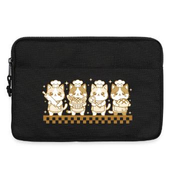 Ère du levain de pain au - Sacoche pour ordinateur portable 13 pouces - noir - Devant