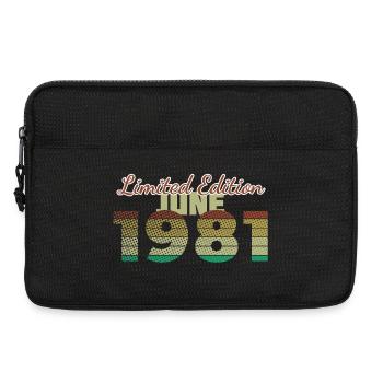 45th Anniversary Limited Edition (SCR) 06/1981 - Laptop bag 13" - black - Front