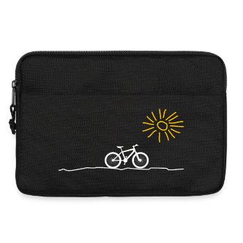 Cyclisme nature à vélo - Sacoche pour ordinateur portable 13 pouces - noir - Devant