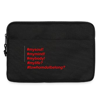 Soul Hashtag Collection - Laptop bag 13" - black - Front