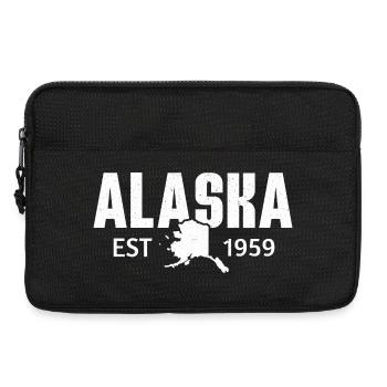 Alaska Est 1959 Retro Vintage - Laptop bag 13" - black - Front