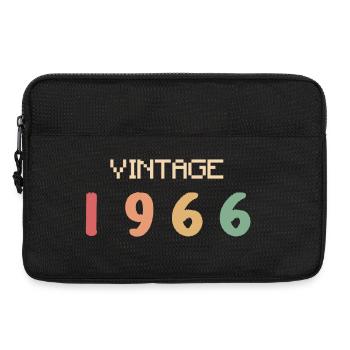 Vintage Aquarell 60 Jahre Sechziger Party 1966 - Laptoptasche 13" - Schwarz - Vorne